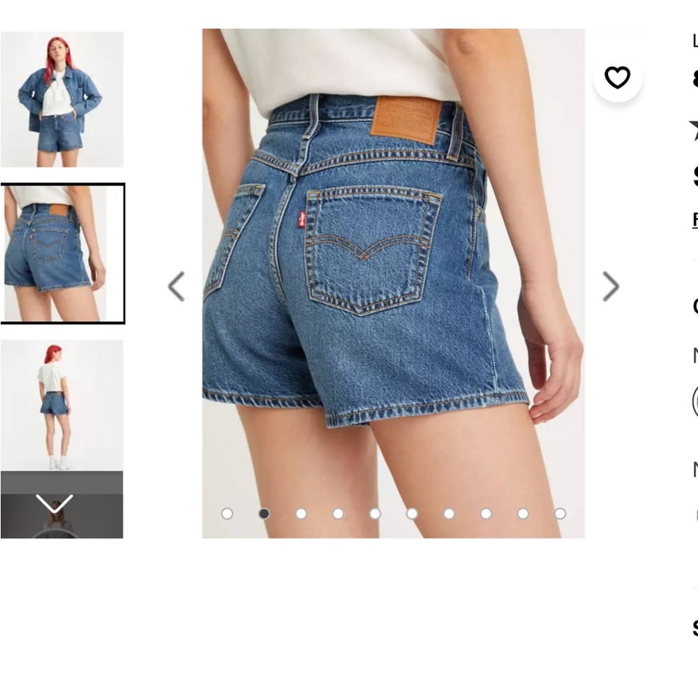 80S MOM WOMEN'S HIGH RISE SHORTS